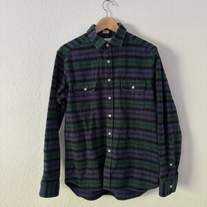 Taylor Stitch Yosemite Shirt Blackwatch Plaid M